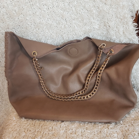 Faux Soft Leather Hobo Bag